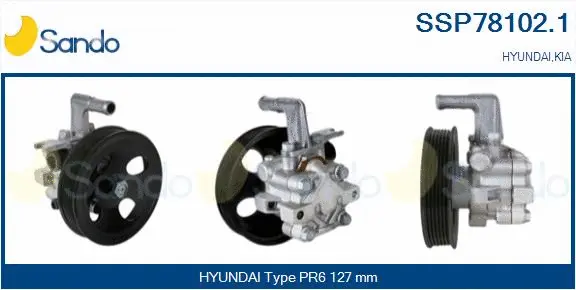 Hydraulic Pump, steering (SSP78102.1)
