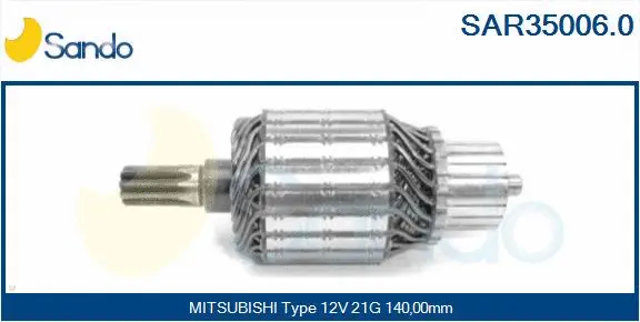 Armature, starter (SAR35006.0)