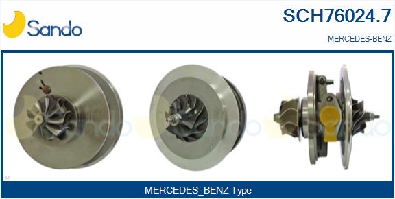 Core assembly, turbocharger (SCH76024.7)