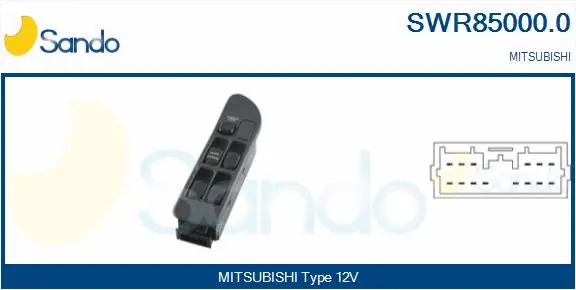 Switch, window regulator (SWR85000.0)