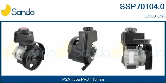 Hydraulic Pump, steering (SSP70104.0)