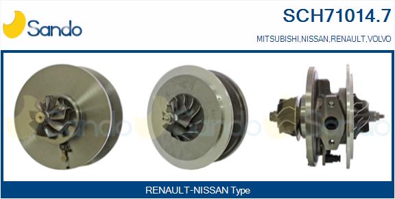 Core assembly, turbocharger (SCH71014.7)