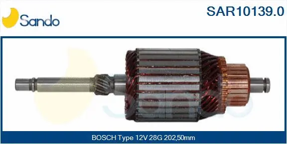 Armature, starter (SAR10139.0)