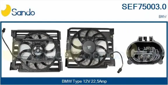 Electric Motor, radiator fan (SEF75003.0)