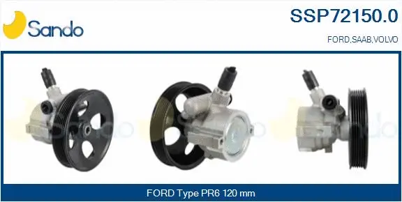 Hydraulic Pump, steering (SSP72150.0)