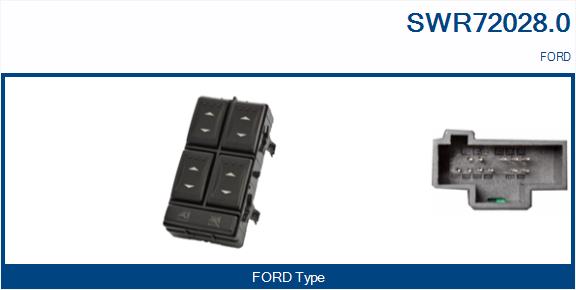 Switch, window regulator (SWR72028.0)