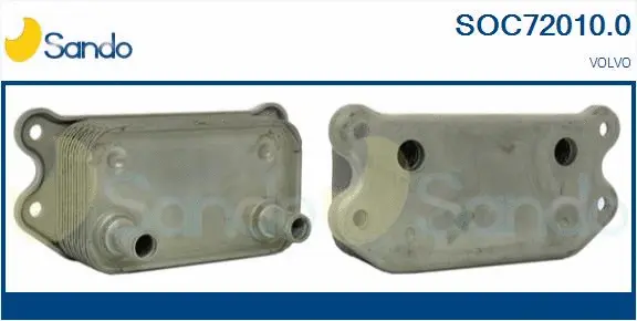 Oil Cooler, engine oil (SOC72010.0)