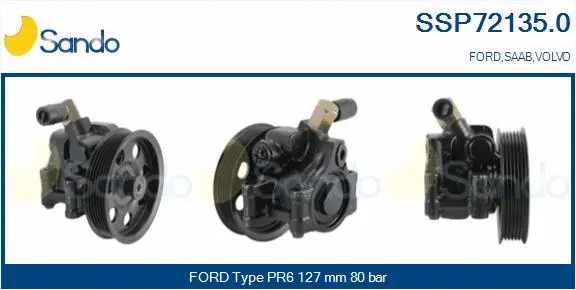 Hydraulic Pump, steering (SSP72135.0)