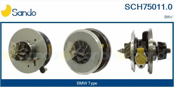 Core assembly, turbocharger (SCH75011.0)