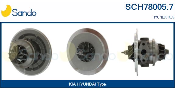 Core assembly, turbocharger (SCH78005.7)