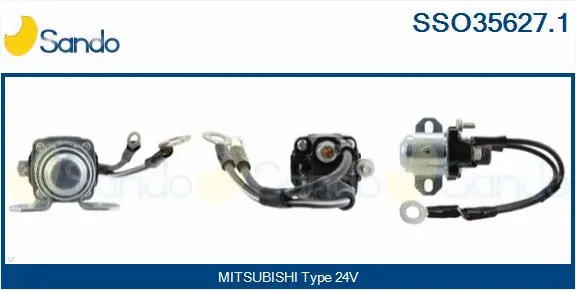 Solenoid Switch, starter (SSO35627.1)
