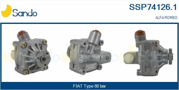 Hydraulic Pump, steering (SSP74126.1)