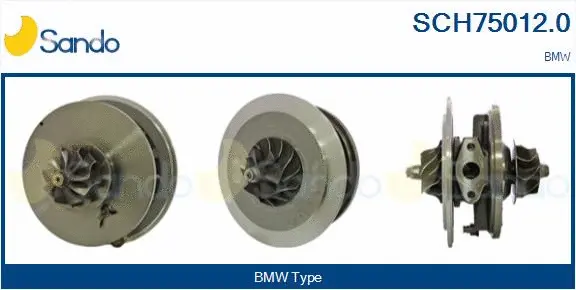 Core assembly, turbocharger (SCH75012.0)