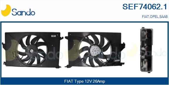Electric Motor, radiator fan (SEF74062.1)