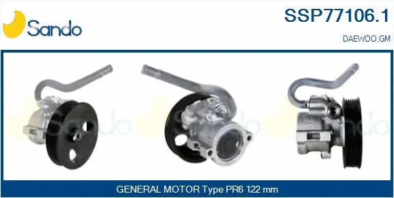Hydraulic Pump, steering (SSP77106.1)