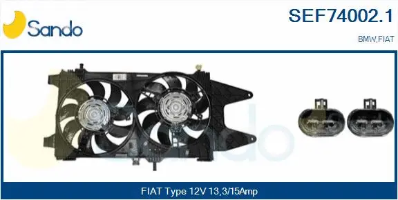 Electric Motor, radiator fan (SEF74002.1)