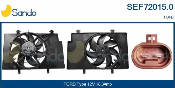 Electric Motor, radiator fan (SEF72015.0)
