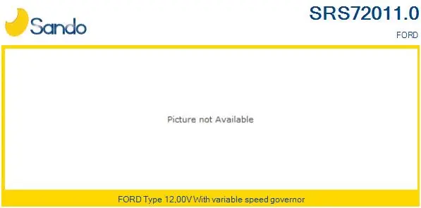 Series resistor, electric motor (radiator fan) (SRS72011.0)