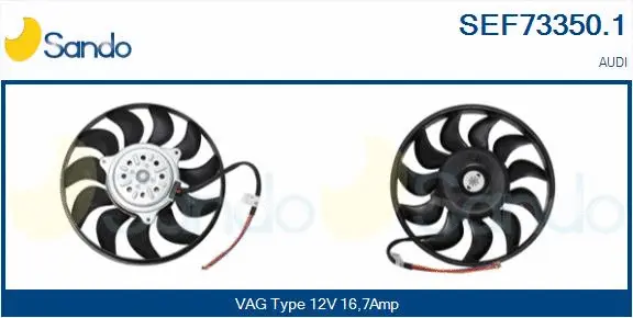 Fan, engine cooling (SEF73350.1)