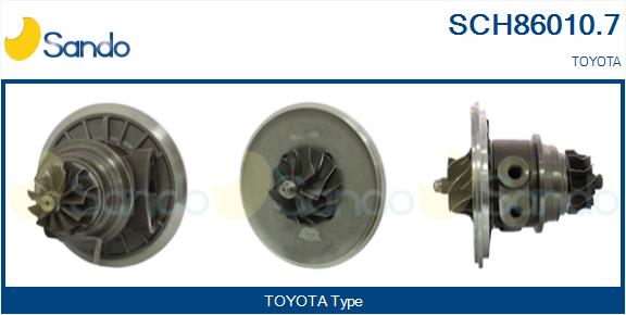 Core assembly, turbocharger (SCH86010.7)