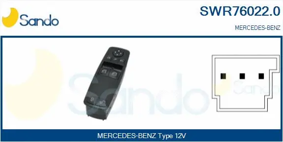 Switch, window regulator (SWR76022.0)