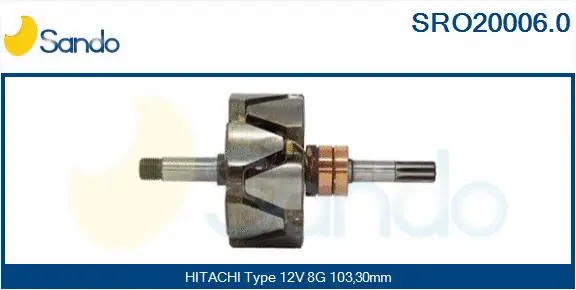 Rotor, alternator (SRO20006.0)