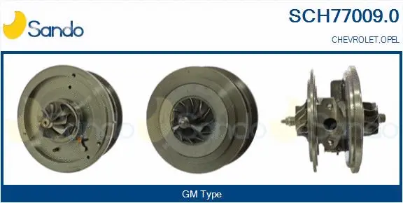 Core assembly, turbocharger (SCH77009.0)