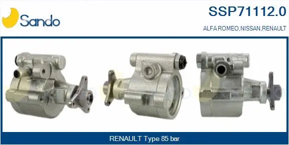 Hydraulic Pump, steering (SSP71112.0)