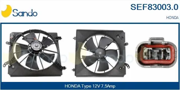 Electric Motor, radiator fan (SEF83003.0)