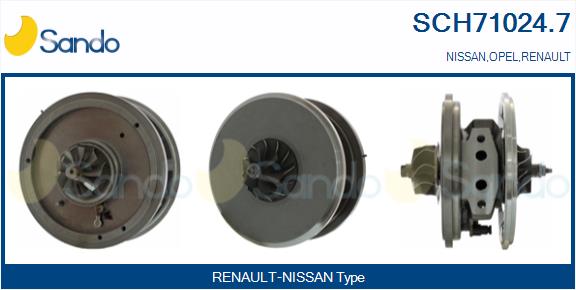 Core assembly, turbocharger (SCH71024.7)