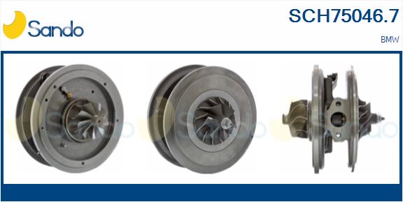 Core assembly, turbocharger (SCH75046.7)