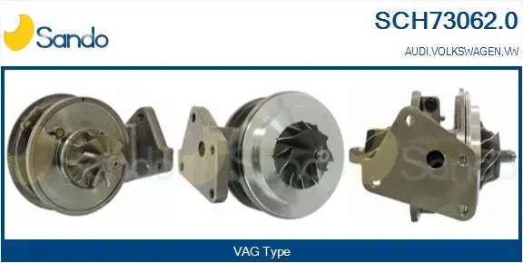 Core assembly, turbocharger (SCH73062.0)