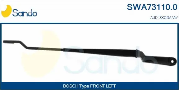Wiper Arm, window cleaning (SWA73110.0)
