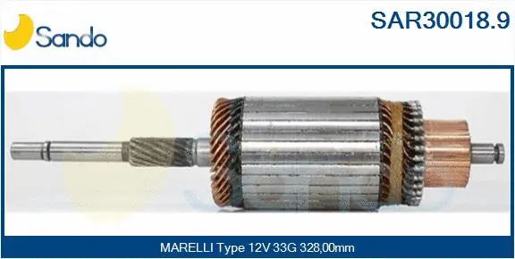 Armature, starter (SAR30018.9)