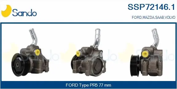 Hydraulic Pump, steering (SSP72146.1)