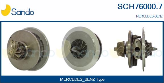 Core assembly, turbocharger (SCH76000.7)