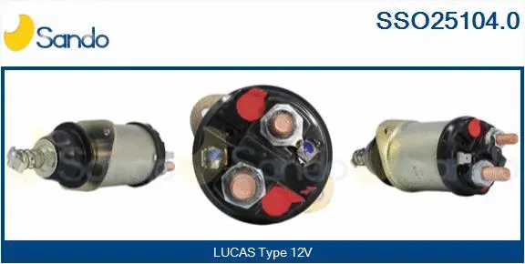 Solenoid Switch, starter (SSO25104.0)