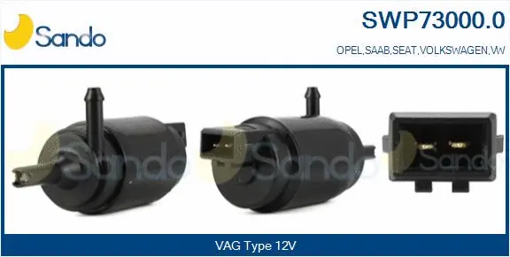 Washer Fluid Pump, window cleaning (SWP73000.0)