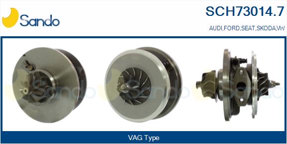 Core assembly, turbocharger (SCH73014.7)