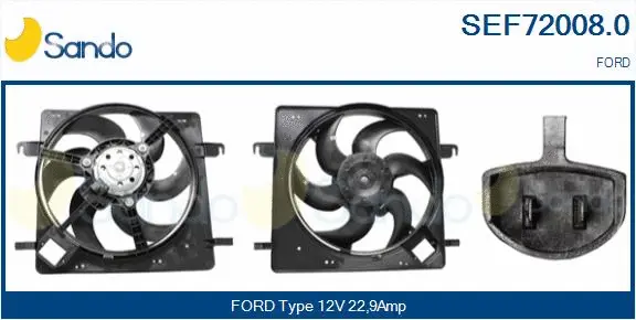 Electric Motor, radiator fan (SEF72008.0)