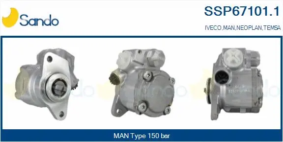 Hydraulic Pump, steering (SSP67101.1)