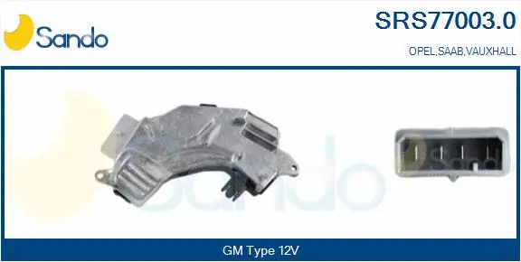 Resistor, interior blower (SRS77003.0)