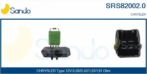 Resistor, interior blower (SRS82002.0)