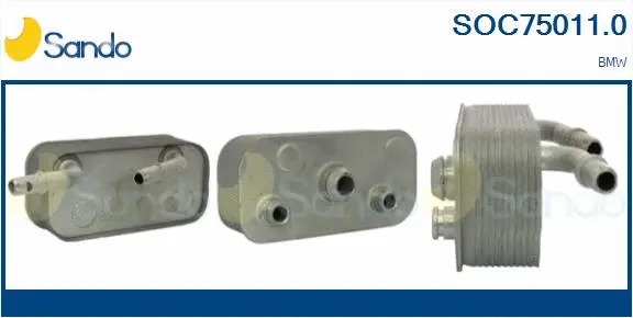 Oil Cooler, engine oil (SOC75011.0)