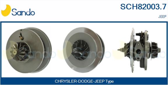 Core assembly, turbocharger (SCH82003.7)