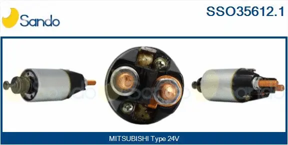 Solenoid Switch, starter (SSO35612.1)