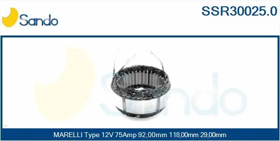 Stator, alternator (SSR30025.0)