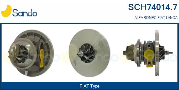 Core assembly, turbocharger (SCH74014.7)