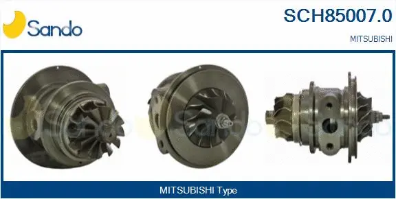 Core assembly, turbocharger (SCH85007.0)