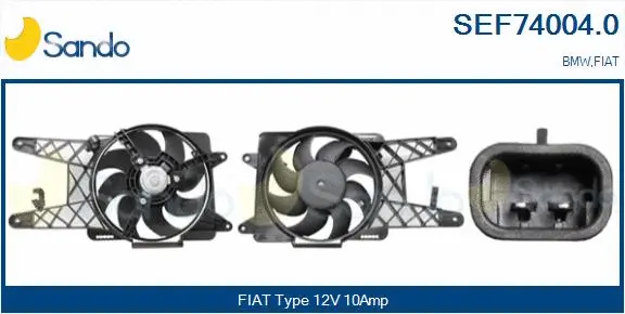 Electric Motor, radiator fan (SEF74004.0)
